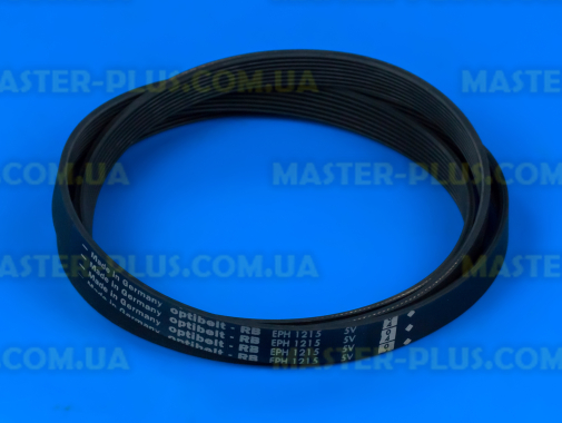 Ремінь 1215 H8 EL «Optibelt» чорний для пральної машини