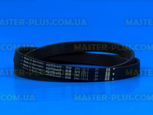 Ремінь 1215 H8 EL «Optibelt» чорний для пральної машини