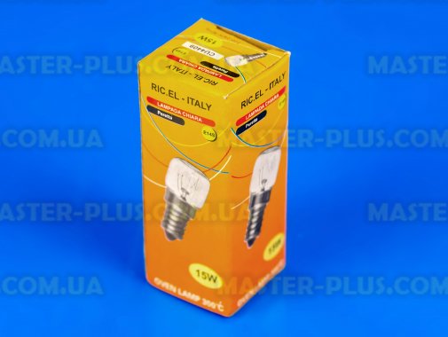 Лампочка для духовки 15W E14 (300°) RIC.EL для плиты и духовки