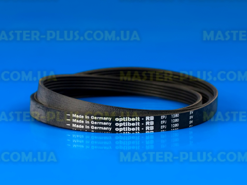 Ремінь 1280 J5 EL «Optibelt» чорний для пральної машини