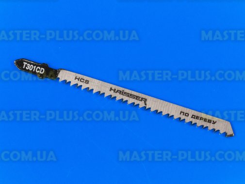 Пилки для лобзика по дереву (крок зуба 3 мм) довжина 90мм HAISSER T301CD 5шт