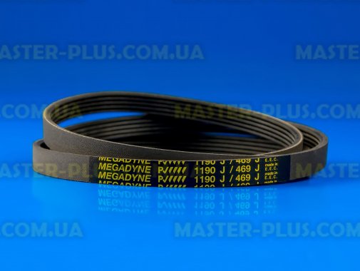 Ремінь 1190 J5 «Megadyne» чорний для пральної машини