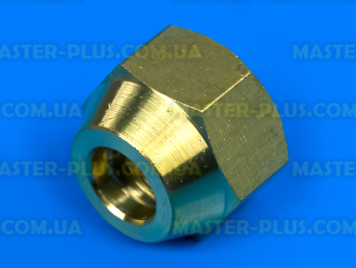 Гайка латунная 3/8&quot; под трубку 3/8&quot; (9,52мм) для кондиционера