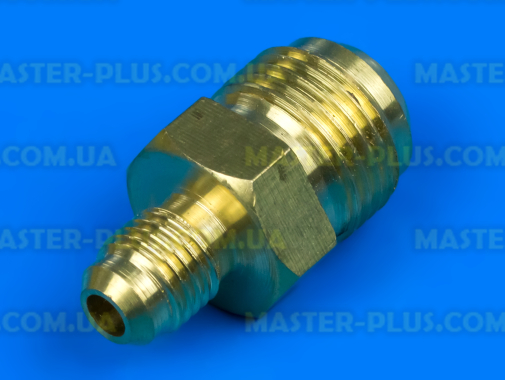 Муфта латунная 1/4&quot; - 1/2&quot; с наружною резьбой для кондиционера