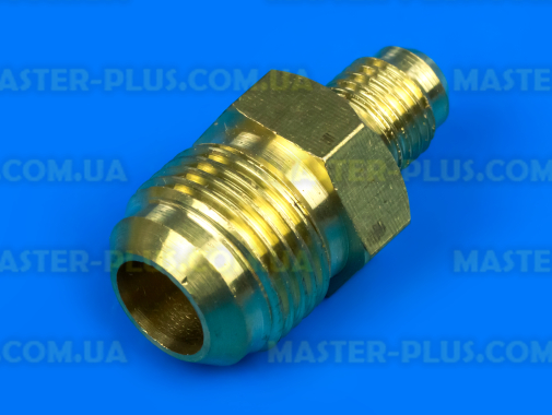 Муфта латунная 1/4&quot; - 1/2&quot; с наружною резьбой для кондиционера