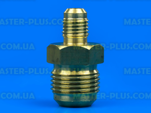 Муфта латунная 1/4&quot; - 1/2&quot; с наружною резьбой для кондиционера