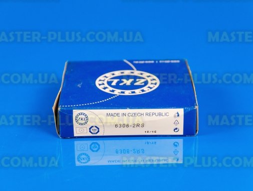 Підшипник 306 2RS ZKL (Чехія) для пральної машини