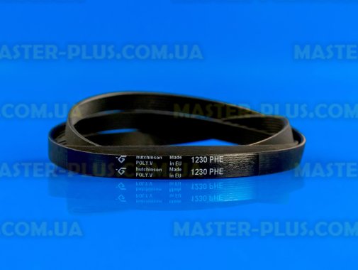 Ремінь 1230 H7 EL «Hutchinson» чорний для пральної машини