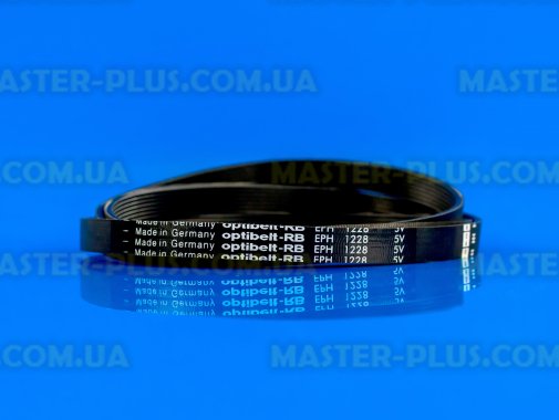 Ремінь 1228 H7 EL «Optibelt» чорний для пральної машини