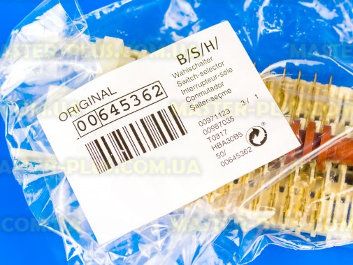 Переключатель режимов духовки Bosch 645362 для плиты и духовки