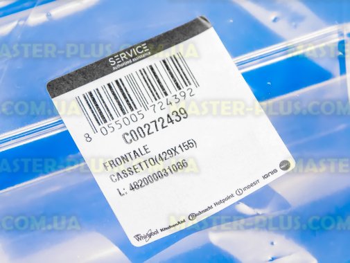 Передняя панель верхнего ящика морозильной камеры Ariston C00272439 для холодильника