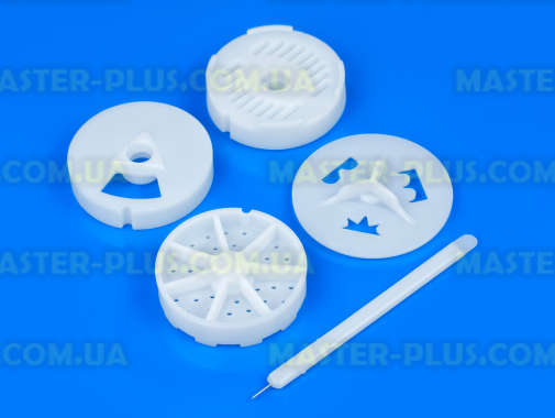 Комплект насадок для макаронных изделий для мясорубки Zelmer №5  для мясорубки