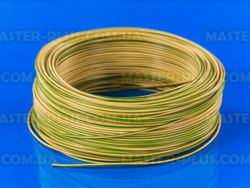 Провод монтажный ПВ5 0,5мм желто-зеленый