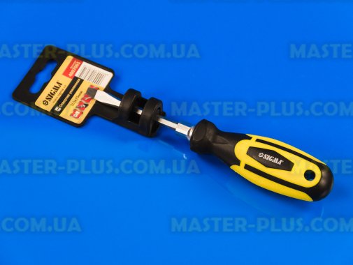 Отвертка шлицевая SL5*75мм усиленная (под ключ) Sigma 4007061