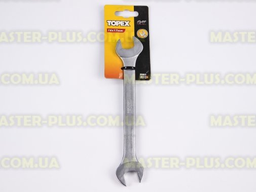 Ключ рожковый 16х17мм TOPEX 35D611