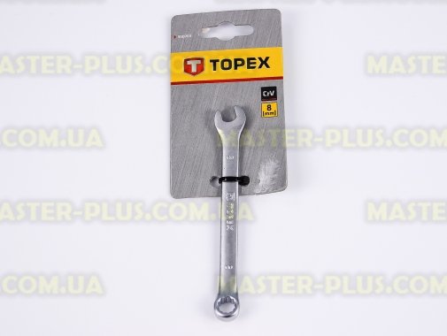 Ключ комбинированный 8мм длина 120мм TOPEX 35D703