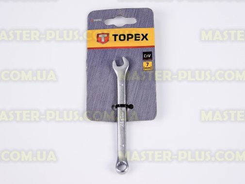 Ключ комбинированный 7мм длина 110мм TOPEX 35D702