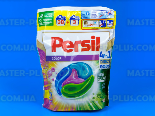 Капсулы для стирки Persil Discs Color deep clean + 4в1(41 шт)