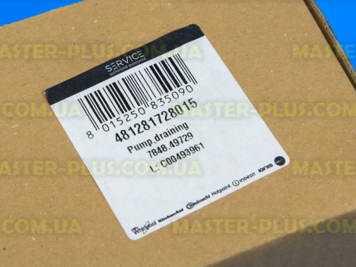 Насос (помпа) с корпусом Whirlpool 481281728015 для пральної машини