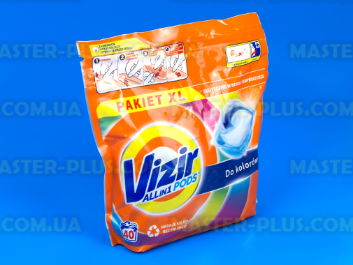 Капсулы для стирки Vizir Color(40шт)