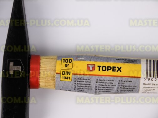 Молоток столярный 100г ручка с ясеня TOPEX 02A401