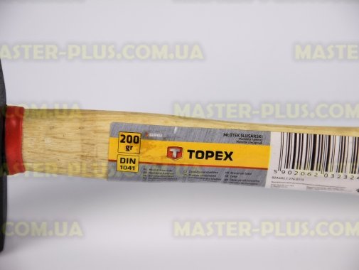 Молоток столярный 200г ручка с ясеня TOPEX 02A402