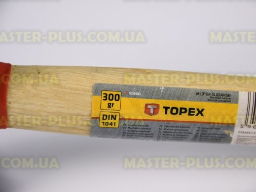 Молоток столярный 300г ручка из ясеня TOPEX 02A403