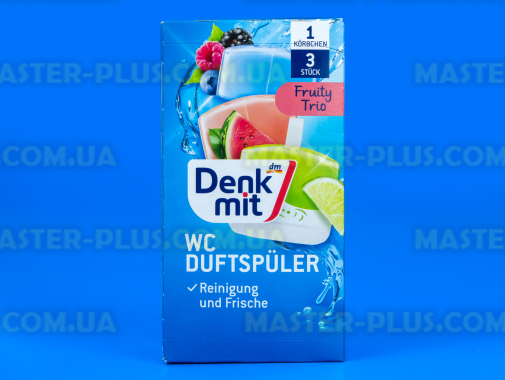 Туалетный блок для унитаза Denkmit Fruity Trio 3 шт