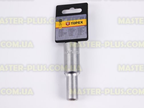 Головка торцевая 6-гранная 1/2" 10мм длинная TOPEX 38D751