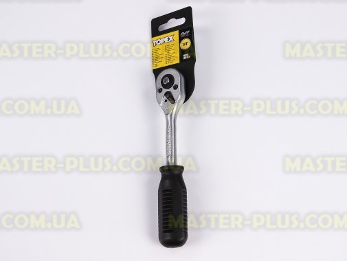 Трещотка 1/4&quot; реверсивная 150мм TOPEX 38D502