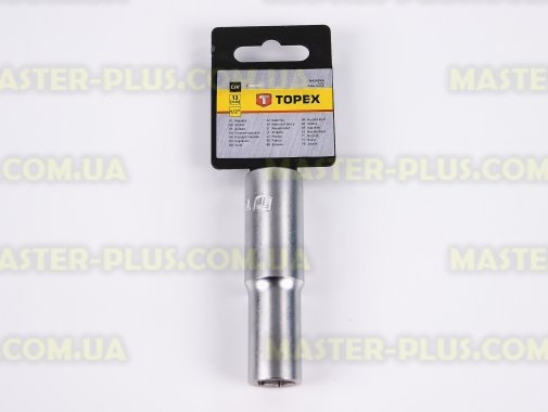 Голівка торцева 6-гранна 1/2 "13 мм довга TOPEX 38D753