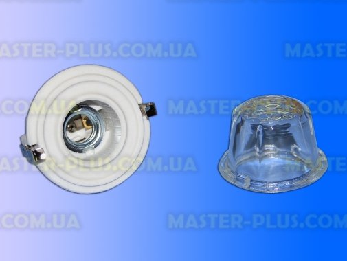 Лампочка в сборе с патроном и стеклом Electrolux 50247808004 для плиты и духовки