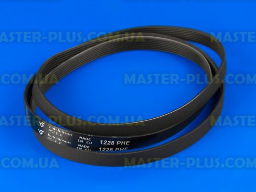 Ремінь 1228 H7 EL «Hutchinson» чорний для пральної машини