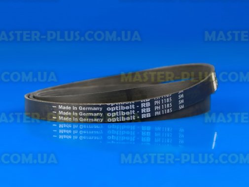 Ремінь 1185 H7 «Optibelt» чорний для пральної машини