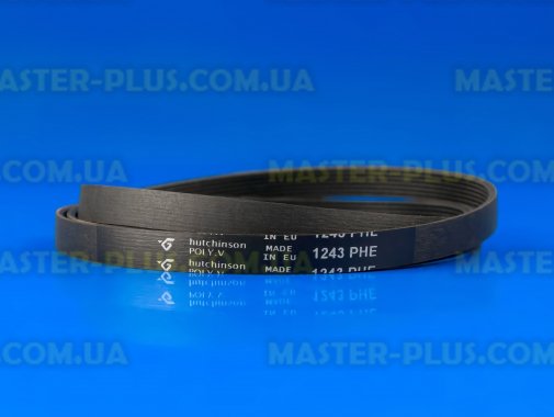 Ремінь 1243 H7 EL «Hutchinson» чорний для пральної машини