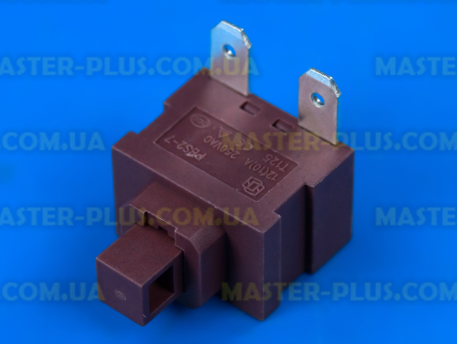 Кнопка сетевая PBS2-7 12A 250V T125 для пылесоса