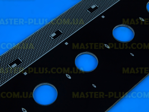 Скляна панель управління для плити GRETA 498х128мм для плити та духовки