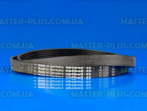 Ремінь 1233 J5 «Optibelt» чорний для пральної машини
