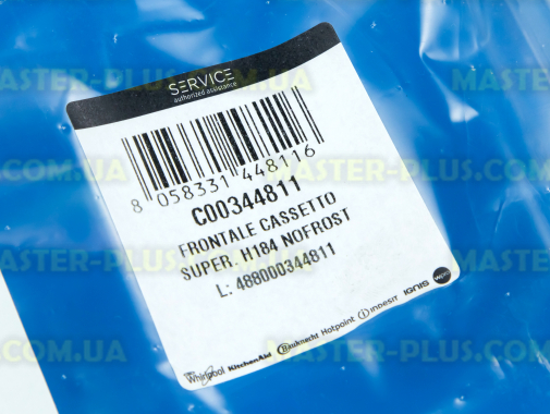 Передняя панель верхнего ящика морозильной камеры Indesit C00344811 для холодильника