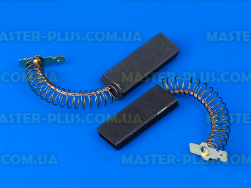 Щітка вугільна 5*12,5*35 цілісна, провід по центру з пружинкою для пральної машини