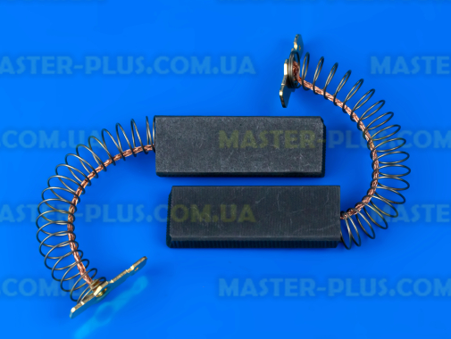 Щітка вугільна 5*12,5*35 цілісна, провід по центру з пружинкою для пральної машини