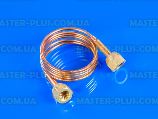 Медная трубка 1м с гайками 1/4&quot; для ТРВ и РД для кондиционера