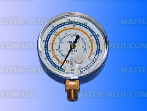 

Манометр низкого давления 0-550PSI для R22, R134a, R404a, R407c VALUE CBL