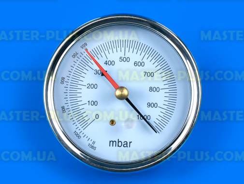 Манометр 75мм, 2 стрелки, подкл. сзади VALUE 310500301
