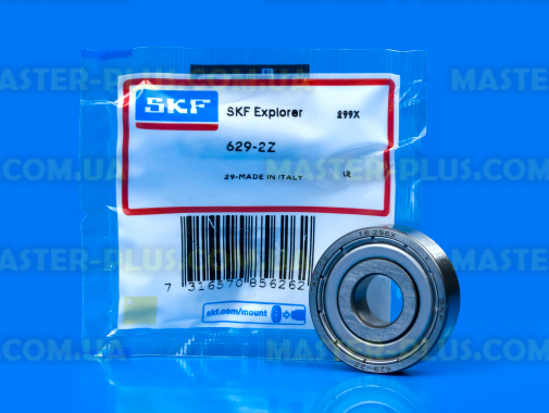 Підшипник SKF 629 zz Explorer (підвищена надійність) для пилососа
