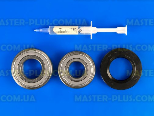 Комплект подшипников SKF и сальник для стиральной машины Атлант (204 + 205 + 30*52*8,5/10,5 + Смазка) для стиральной машины