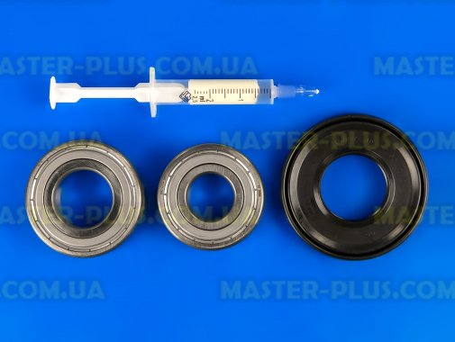 Комплект підшипників SKF і сальник для пральної машини Indesit (204 + 205 + 30*52/65*7/10 + Мастило) для пральної машини