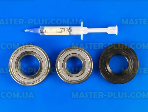 Комплект подшипников SKF и сальник для стиральной машины Beko (203 + 204 + 25*50*9/11 + Смазка) для стиральной машины