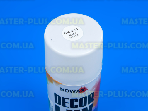Фарба акрилова білий матовий (9010) NOWAX Decor Lux 450мл