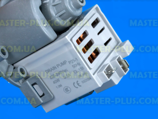 Насос (помпа) 40W на 3 саморізах DRAIN PUMP P25-1 (Китай) для пральної машини